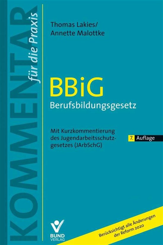Cover for Lakies · BBiG Berufsbildungsgesetz (Bog)