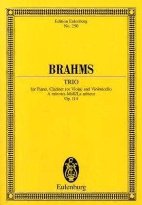 Cover for Johannes Brahms · Trio a Minor Op 114 (Gebundenes Buch) (1981)