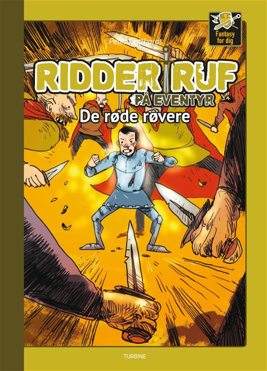 Cover for Peter Gotthardt · Fantasy for dig: Ridder Ruf på eventyr - De røde røvere (Gebundenes Buch) [1. Ausgabe] (2018)