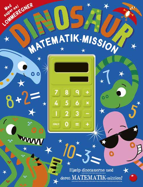 Lommeregnerbog: Dinosaur matematik-mission (Sewn Spine Book) [1st edition] (2024)