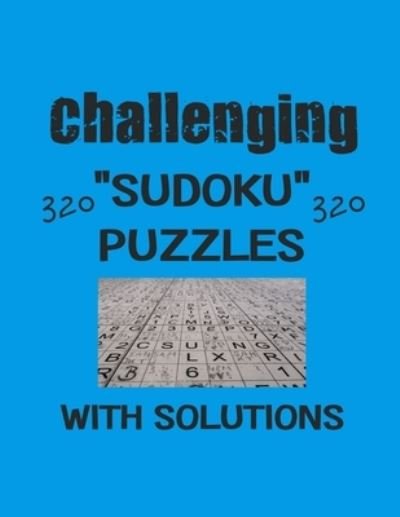 Cover for Depace' · Challenging 320 Sudoku Puzzles with solutions (Pocketbok) (2021)