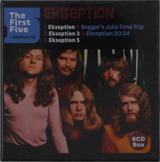 First Five + 1 bonus CD (6CD) (Ekseption - 1968 + Beggar's Julia Time Trip - 1969 + Ekseption 3 - 1 - Ekseption - Musiikki - UNIVERSAL - 0602577932458 - perjantai 15. marraskuuta 2019