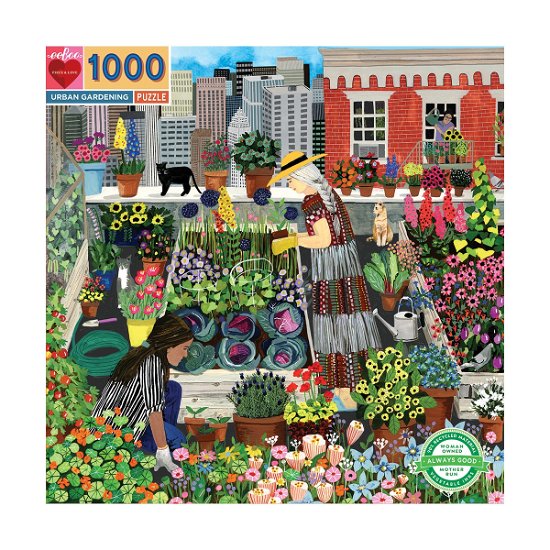 Cover for Eeboo · Urban Gardening (1000 Stukjes) (Jigsaw Puzzle)