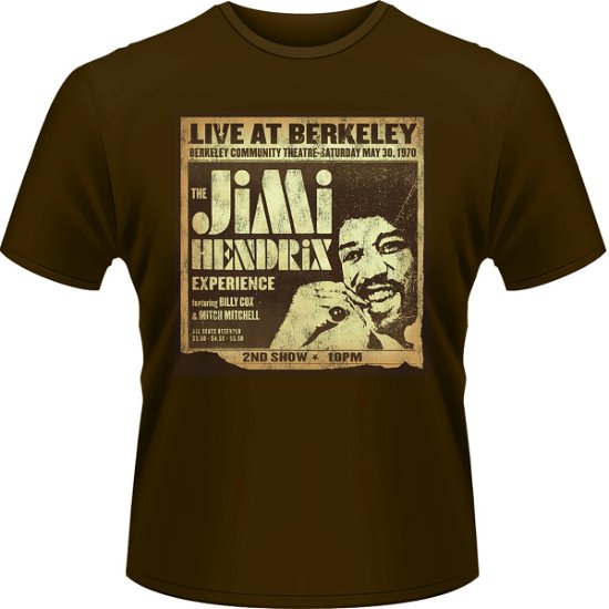 Cover for The Jimi Hendrix Experience · Live at Berkeley (T-shirt) [size XXL] (2012)