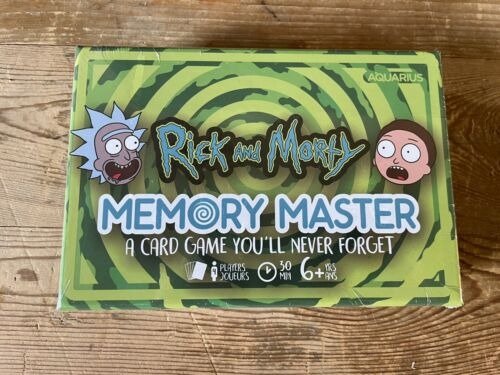 RICK AND MORTY - Memory Master Card Game (UK) - Jeux - Jouets - Fanituote -  - 0840391152458 - lauantai 1. toukokuuta 2021