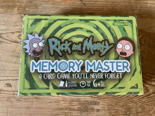 RICK AND MORTY - Memory Master Card Game (UK) - Jeux - Jouets - Merchandise -  - 0840391152458 - 1. mai 2021