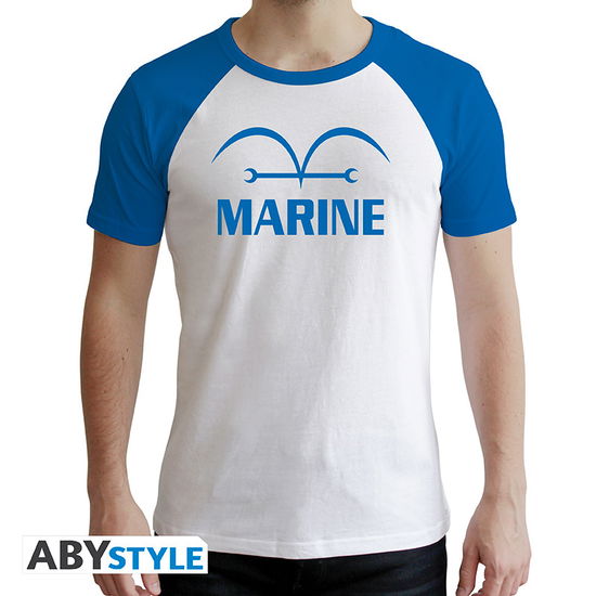 One Piece: Marine (T-Shirt Unisex Tg. M) - One Piece - Gadżety - ABYstyle - 3665361087458 - 