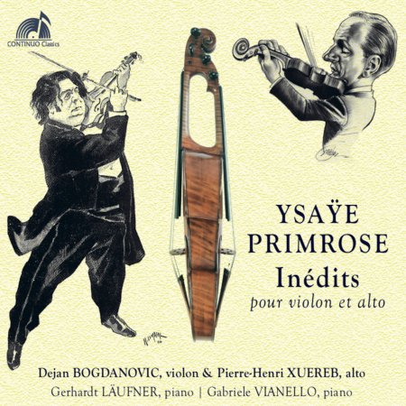 Cover for Bogdanovicxuereblaufner · Ysaÿe / Primrose: Inédits Pour Violon Et Alto (CD) (2024)