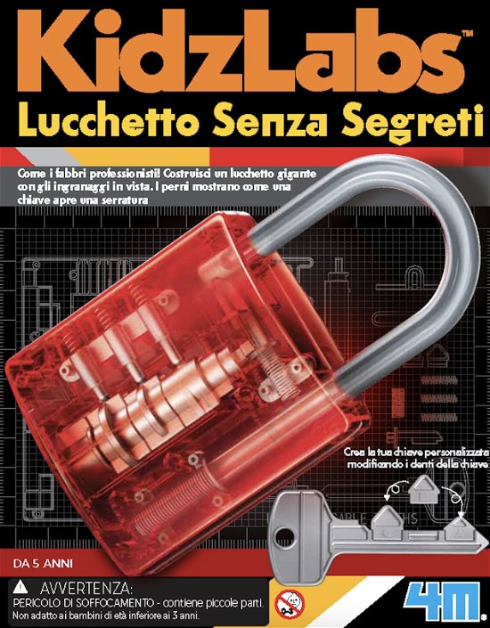 Lucchetto Senza Segreti - 4m: Kidzlabs - Merchandise - 4M Industrial Development - 4893156034458 - 