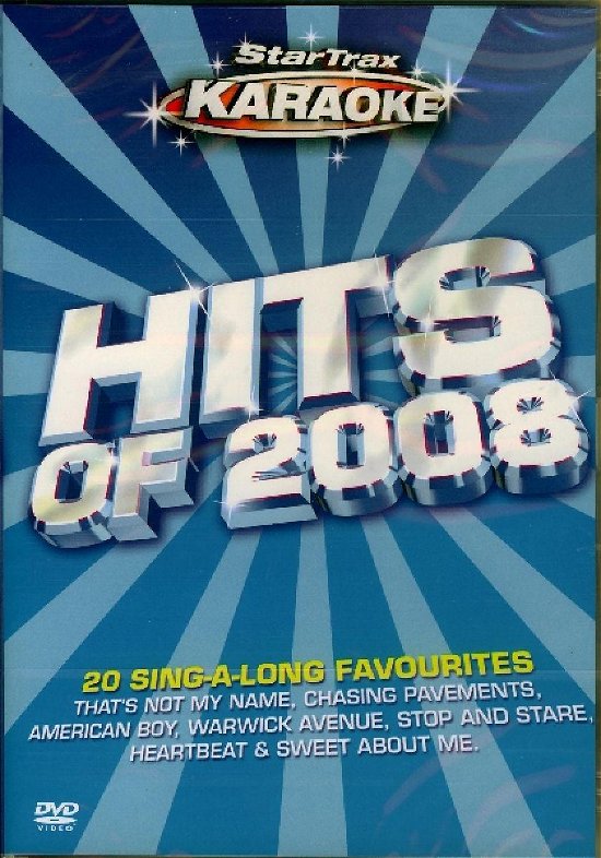 Cover for Various Karaoke · Hits Of 2008 (DVD) (2019)