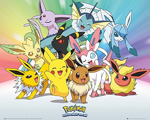 Pokemon Eevee 40x50cm Mini Poster - Pokemon - Fanituote - GB EYE - 5028486361458 - maanantai 16. tammikuuta 2017