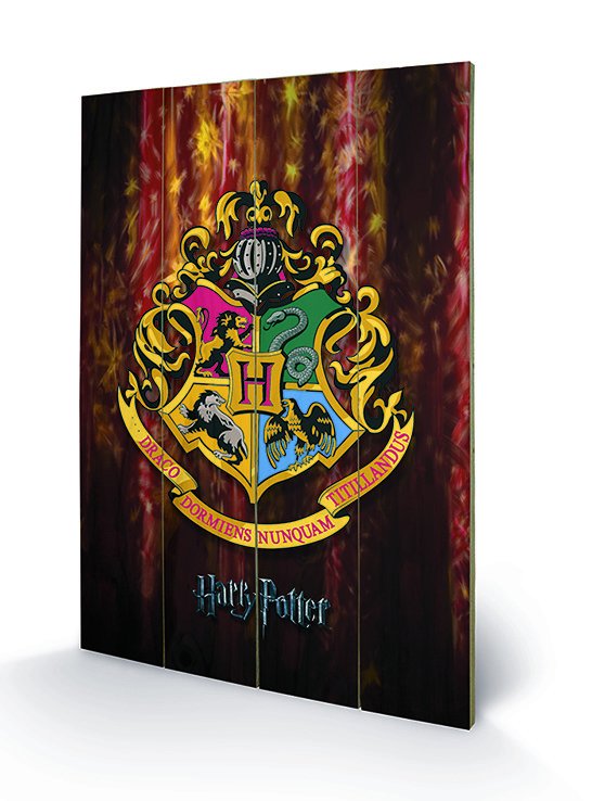 Cover for Pyramid International · Harry Potter Hogwarts Crest Wood Print (PS4) (2019)