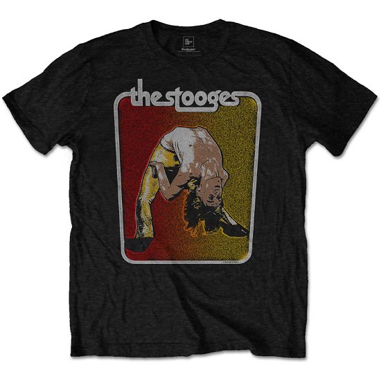 Iggy & The Stooges Unisex T-Shirt: Iggy Bent Double - Iggy & The Stooges - Merchandise -  - 5056170647458 - 