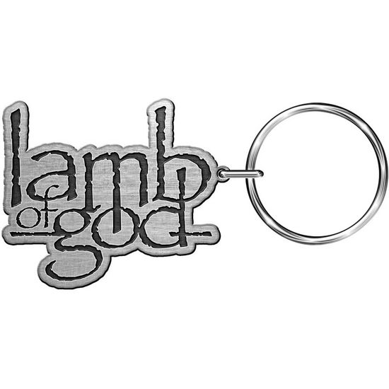 Cover for Lamb Of God · Lamb Of God Keychain: Logo (White) (MERCH) (2023)