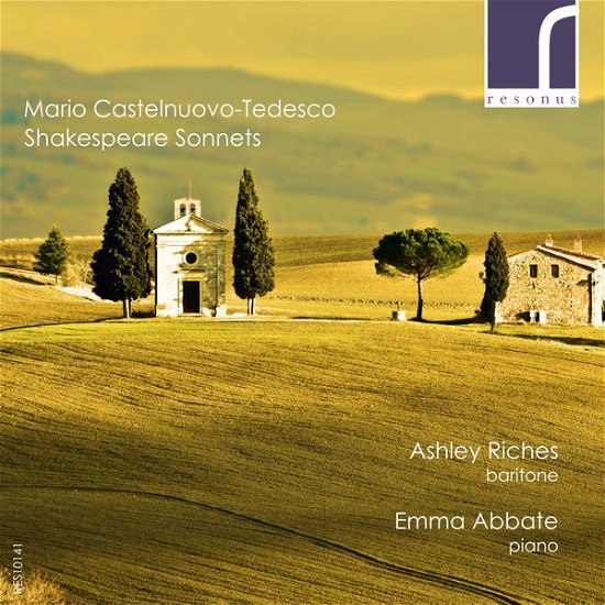 Cover for M. Catelnuovo-Tedesco · Shakespeare Sonnets (CD) (2015)