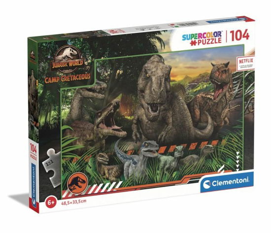 Cover for Clementoni · Clementoni Puzzle Made In Italy  Bambini  104 Pezzi Jurassic World Camp Cretaceus (MERCH)