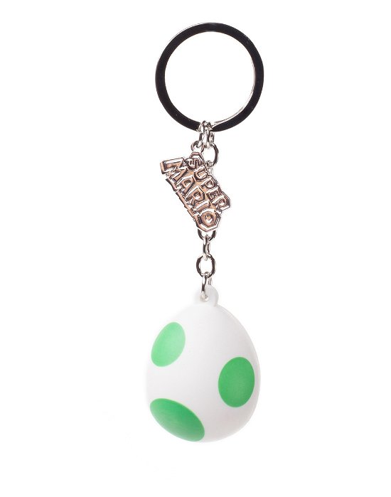 Nintendo: Yoshi's Egg Rubber 3D Green (Portachiavi) - Bioworld Europe - Merchandise -  - 8718526231458 - 