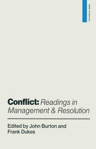 Cover for Conflict · Conflict: Readings in Management and Resolution - The Conflict Series (Paperback Bog) (1990)