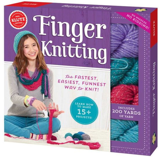 Cover for Editors of Klutz · Finger Knitting - Klutz (Book) (2015)