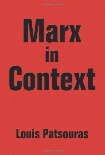 Cover for Louis Patsouras · Marx in Context (Paperback Book) (2005)