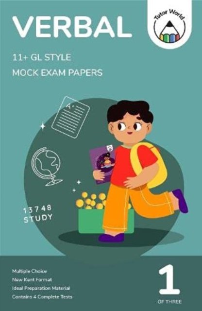 Cover for Tutor World Education Ltd. · 11+ Verbal Mock Exam Papers (Set 1) (Paperback Book) (2021)