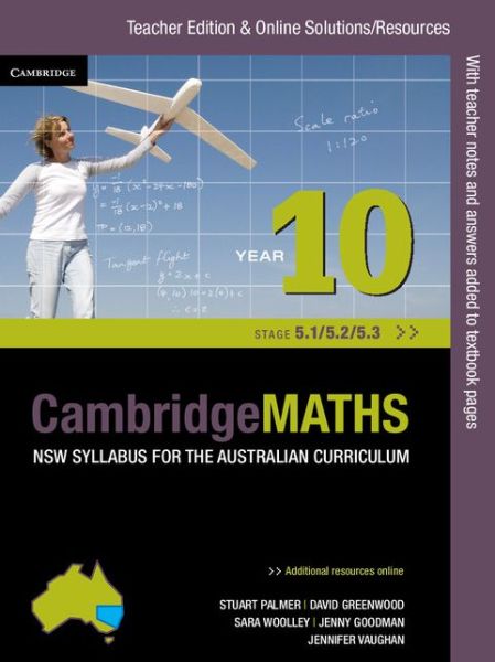 Cover for Jenny Goodman · Cambridge Mathematics NSW Syllabus for the Australian Curriculum Year 10 5.1, 5.2 and 5.3 Teacher Edition (Paperback Book) [Teacher's edition] (2014)