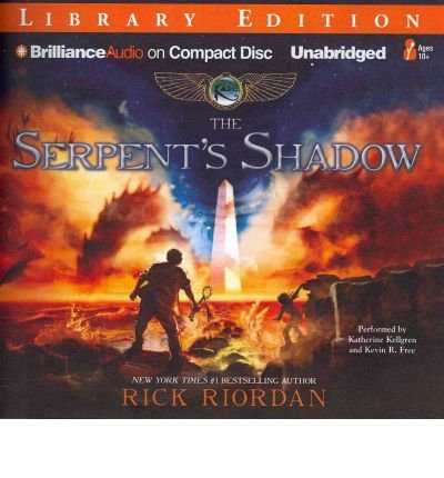 Cover for Rick Riordan · The Serpent's Shadow (The Kane Chronicles, Book 3) (Lydbog (CD)) [Library edition] (2012)