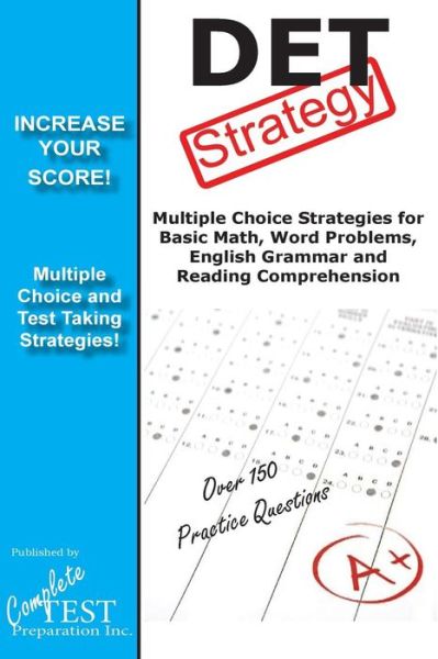 Cover for Complete Test Preparation Team · Det Strategy: Winning Multiple Choice Strategies for the Diagnostic Entrance Test (Paperback Book) (2013)