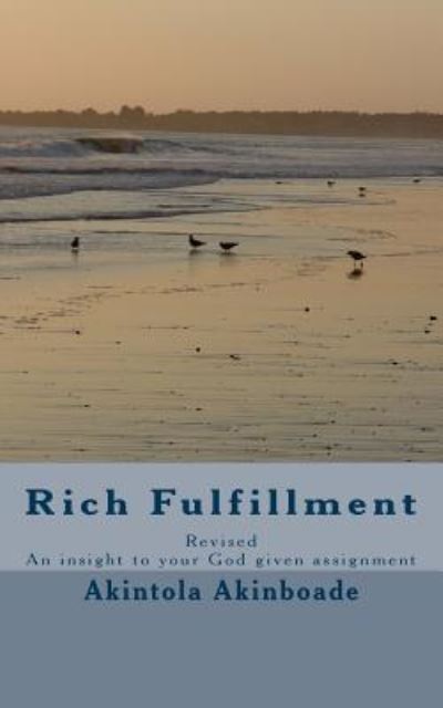 Cover for Akintola Daniel Akinboade · Rich Fulfillment Revised: an Insight to Your God Given Assignment (Paperback Book) (2014)