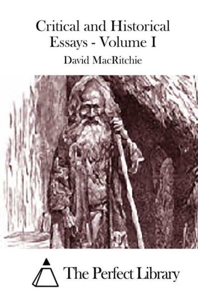 Cover for David Macritchie · Critical and Historical Essays - Volume I (Paperback Book) (2015)