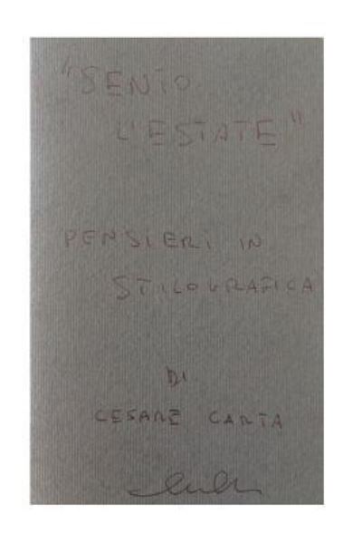 Cover for Cesare Carta CC · Sento l'estate (Paperback Book) (2016)