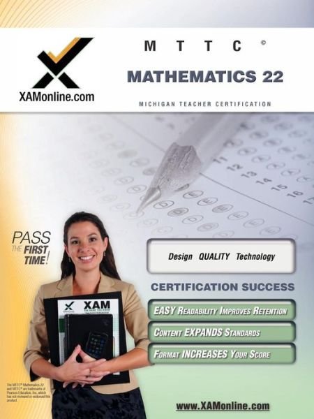 Cover for Sharon Wynne · Mttc Mathematics (Secondary) 22 Teacher Certification Test Prep Study Guide (Paperback Book) (2008)