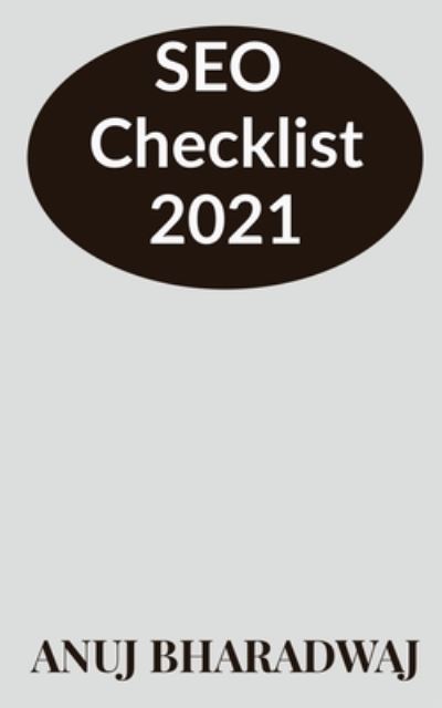 Cover for Anuj Bharadwaj · SEO Checklist (Book) (2021)
