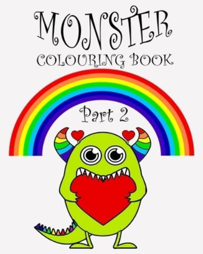 Cover for Abouabia Mohamed Funny Monster · Monster coloring book (Paperback Bog) (2020)