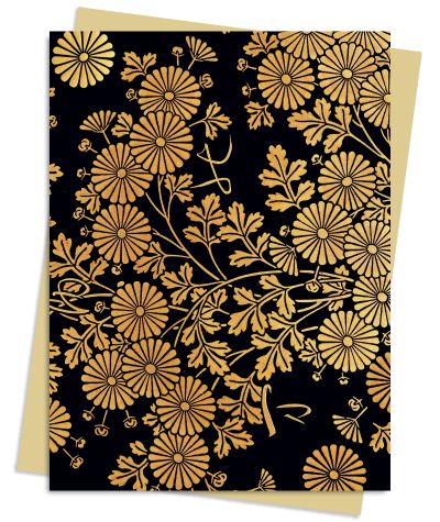 Uematsu Hobi: Box Decorated with Chrysanthemums Greeting Card Pack: Pack of 6 - Greeting Cards - - Books - Flame Tree Publishing - 9781839648458 - February 4, 2022