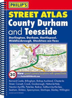 Cover for Various Authors · Philip's Street Atlas County Durham and Teesside - Philip's Street Atlas (Spiral Book) (2012)