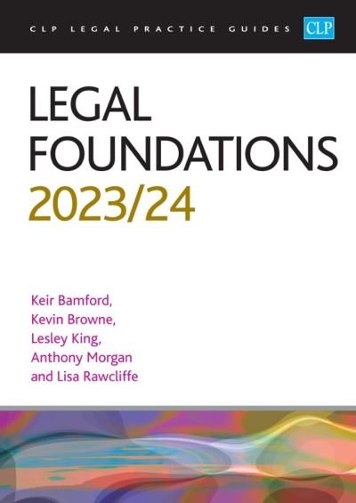 Cover for Browne · Legal Foundations 2023/2024: Legal Practice Course Guides (LPC) (Taschenbuch) [Revised edition] (2023)