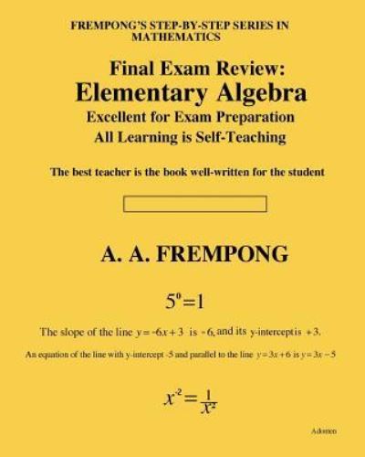 Cover for A a Frempong · Final Exam Review (Paperback Book) (2017)