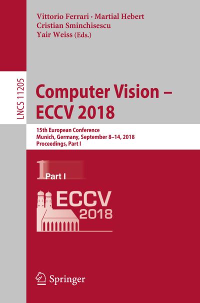 Cover for Computer Vision ECCV 2018 (Book) [1st ed. 2018 edition] (2018)