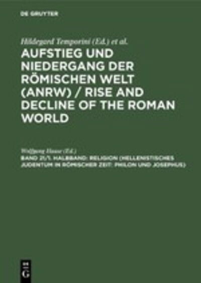 Cover for Wolfgang Haase · Aufstieg u.Nieder.röm.Welt.Abt.2/21/1 (Book) (1983)