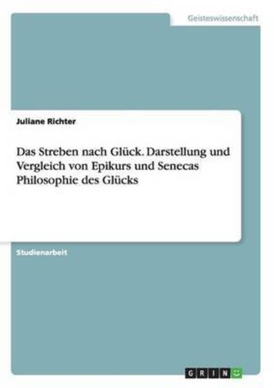 Cover for Richter · Das Streben nach Glück. Darstel (Bok) (2015)