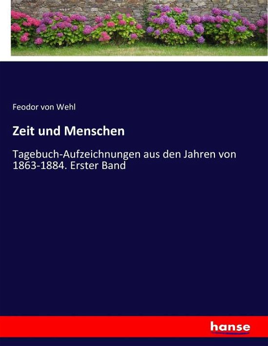 Cover for Wehl · Zeit und Menschen (Buch) (2017)