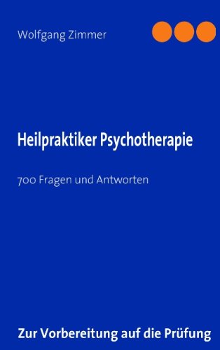 Cover for Wolfgang Zimmer · Heilpraktiker Psychotherapie (Paperback Book) [German edition] (2010)