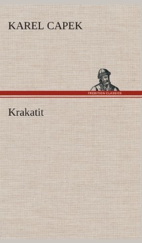 Cover for Karel Capek · Krakatit (Inbunden Bok) [German edition] (2013)