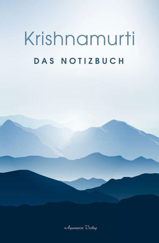 Cover for Krishnamurti · Das Notizbuch (Book)