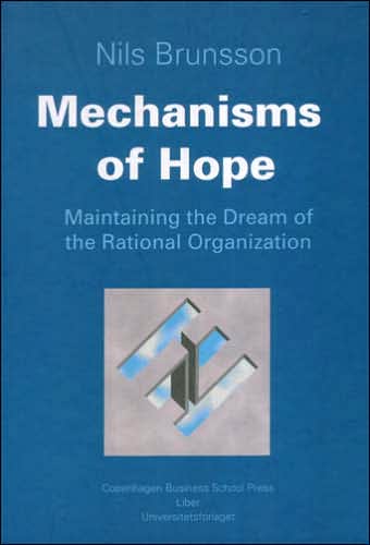 Cover for Nils Brunsson · Mechanisms of hope (Bound Book) [1st edition] (2006)