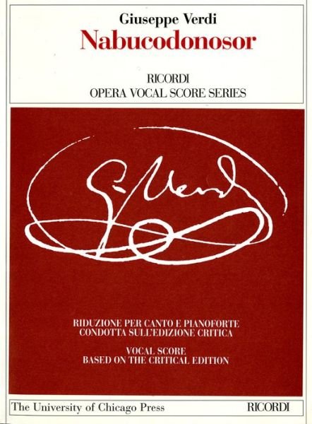 Nabucodonosor - Giuseppe Verdi - Livros - CASA RICORDI - 9788875926458 - 1 de julho de 2008