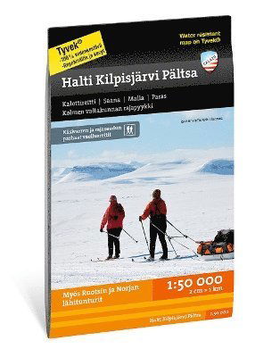 Cover for Halti Kilpisjarvi Paltsa - Mountain map detailed scale (Map) (2021)