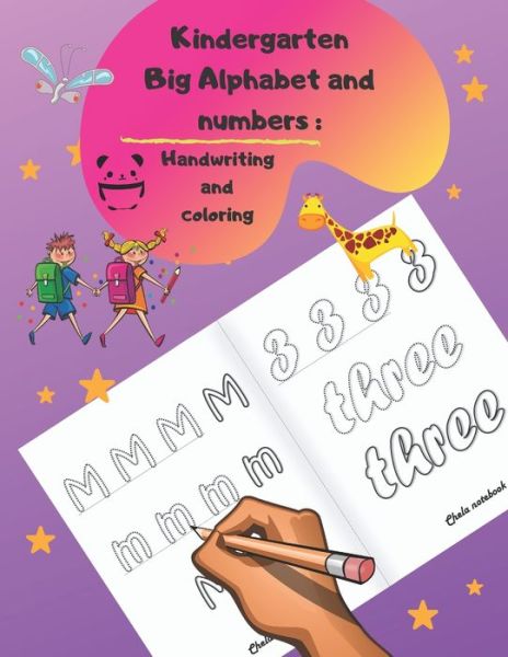 Cover for Chela Saro · Kindergarten Big Alphabet and numbers Handwriting and coloring (Paperback Book) (2020)