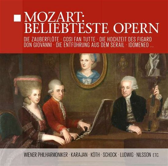 Cover for Wolfgang Amadeus Mozart · Beliebteste Opern (CD) (2016)